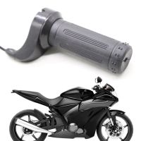 All Purpose Scooter Throttle Handle Black Throttle Grip with 3 Cables for Motorcycle