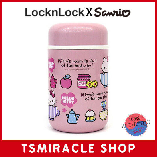 Lock&Lock Sanrio Hello kitty Cute Thermal food jar 400ml LKT303N