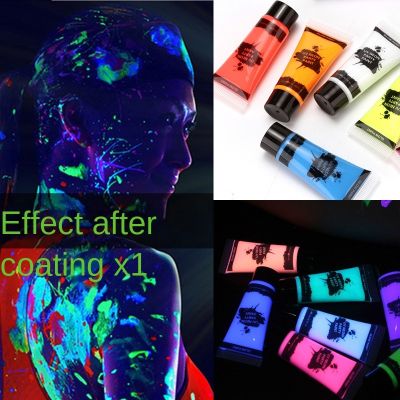 8 Colors 10ML Body Painting Pigments Fan Activities Fluorescent Body Face Creative Painting