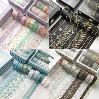 【LZ】◕  10 pçs bronzeamento estilo máscara fita diy scrapbooking papel decorativo washi fitas adesivo notebook adesivos estacionários