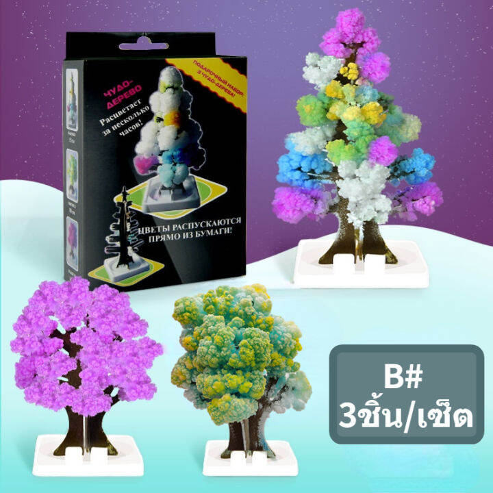 smilewil-ต้นคริสต์มาส-ต้นไม้วิทยาศาสตร์-ของเล่น-magic-growing-christmas-tree-ของขวัญคริสต์มาส