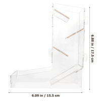 Teniron Transparent Dice Tower Board เล่นบทบาทการเล่น Dice Rolling Tower Dice Diseer