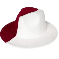 Fedora Baijiu Red New 2023 Latest Two Color Fashion Spring Unisex Jazz Hat Fedora Spring and Autumn Hat кепкамужския Door Hardware Locks