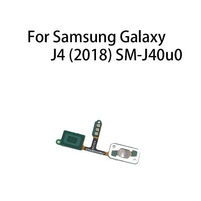 Back Return Keypad Menu Home Button Flex Cable สําหรับ Samsung Galaxy J4 (2018) SM-J400