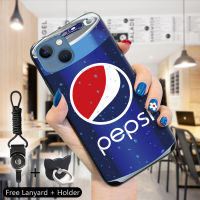 Mop Mall เคสสำหรับ Apple iPhone 15 Pro Max 15 Pro แหวนใส่นิ้วสร้างสรรค์หน้าร้อนเคสเมากระป๋องดื่ม Coca Colar Spite ปลอกน้ำเบียร์ TPU แบบนิ่ม