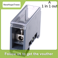 NewHopeTreee 150A DIN Rail Terminal BLOCK Distribution BOX One in Multiple OUT Universal