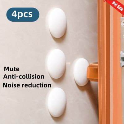 Self Adhesive Door Stopper Muffler Reusable Shock Round Absorbent Gel Pad Door Handle Bumper Buffer Wall Furniture Protector