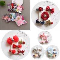 แฟชั่นกิ๊ปติดดผมของเด็กผู้หญิงน่ารัก มีทั้งหมด 5 ชิ้น      5 Pc Girls Headdress Fashion Wear Accessories Kids Set