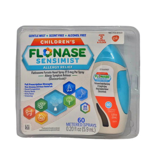 Flonase Children's Sensimist Allergy Relief 60 Metered Sprays 0.20 Oz