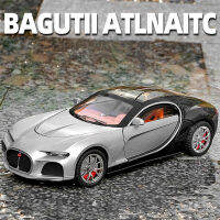 1:24 Bugatti Atlantic Alloy กีฬารุ่นรถ Diecasts โลหะของเล่น Race ยานพาหนะจำลองเสียงแสงสะสมเด็กของขวัญ