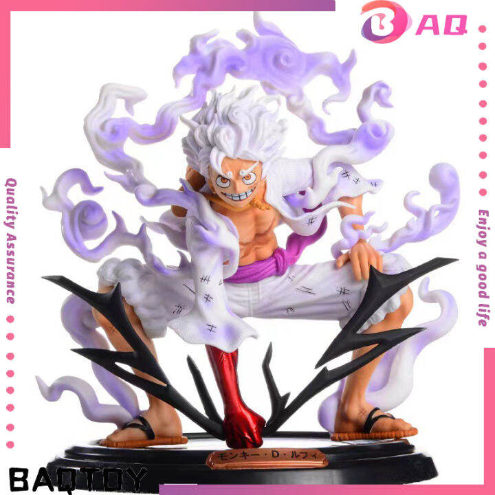 BAQTOY 21cm One Piece Luffy Action Figure Gear 5 Action Battle Luffy ...