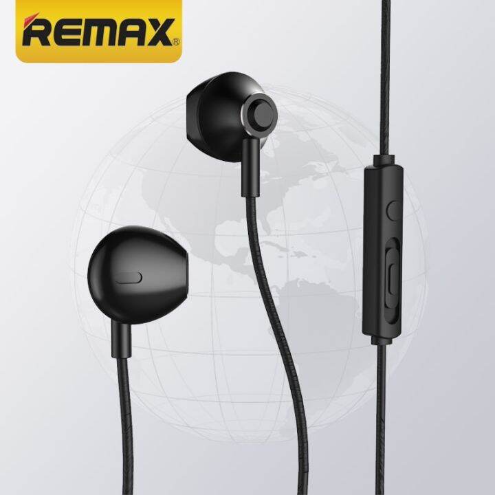 Remax Earphones In-ear Wired Control Earphone Headset Mic Music RM-711 ...