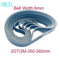 2GT 2M Synchronous Timing Belt Pitch Length 350 354 358 360 370 376 380 386 390 392 Width 6mm Rubber Closed