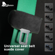 1Pcs Car Safety Buckle Protective Sleeve Cover Universal Suede Accessories