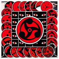 hotx【DT】 10/30/50pcs Anime NARUTO Sharingan Stickers Cartoon Sticker for Laptop Car Skateboard Motorcycle Kid Decal