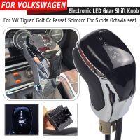 【DT】 hot  LED Car Styling For VW Golf 7 Passat B8 Tiguan 2 T-roc Skoda Superb Kodiaq MQB Electronic Automatic Gear Shift Handle