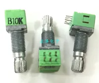 Taiwan alpha rk097 precision potentiometer duplex b10k long thread shaft length 20mm