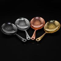 304 Stainless Steel Special Anti-oxidation Cocktail Strainer Shockproof Julep Strainer Fast Drain Kitchen Gadget