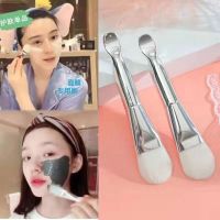 ■❀ↂ Beauty make-up appliances makeup brush mask brush brush brush silicone digging scoop daub double dual soft brush clean