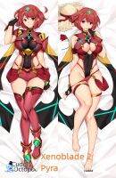 Dakimakura อะนิเมะปลอกหมอน Xenoblade 2 Pyra พิมพ์สองด้านขนาดชีวิตปลอกหมอนของขวัญสามารถปรับแต่งได้