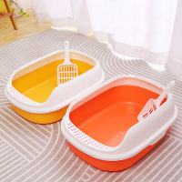 Cat Litter Box Semi-enclosed Cat Toilet Shoveling Feces Anti-splashing Cat Litter Box Cat Accessories Cat Box Supplies