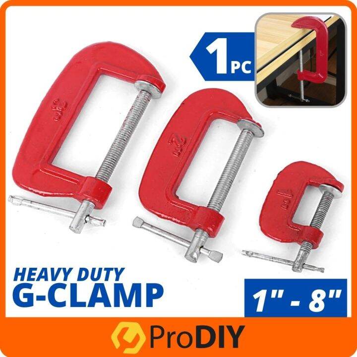 1PCS Heavy Duty G Clamp Woodworking Clamp Clamping Device Adjustable