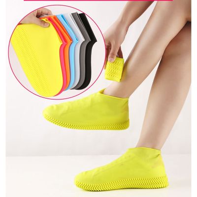 Boots Waterproof Shoe Cover Silicone Material Unisex Shoes Protectors Rain Boots for Indoor Outdoor Rainy Days Reusable Shoes Accessories