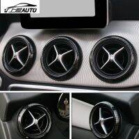 FastshippingABS รถสภาพ Air Vent Outlet แหวนตกแต่ง Fit สำหรับ Benz GLA X156 CLA C117 (ไม่ใช่ AB) อุปกรณ์เสริม Hotsale