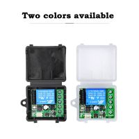 ♛∏﹊ 433 MHz rf Remote Control DC 12V 1CH Relay Receiver for universal garage door Light LED Fanner motor Signal transmission