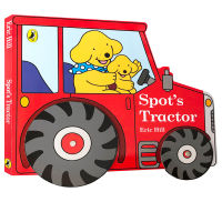 Spot S tracker wavelets tractor English original picture book childrens Enlightenment cognition special-shaped shape cardboard book can take spot Eric hill, a small glass fire engine