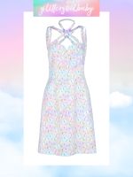 CLASSIC BUTTERFLY SILKY DRESS