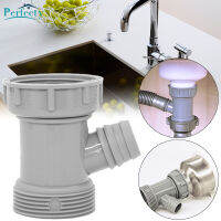 Sink Drain Pipe Adapter Y Shaped Kitchen Basin Sewer Branch Connector Female to Male Thread Connector Fitting Accessory