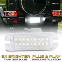 2ชิ้นไฟป้ายทะเบียน LED ไม่มีข้อผิดพลาดสำหรับ Mercedes Benz G-Class G500 W463 G550 G55 G63 G65จำนวนรถ AMG #:A4638200356