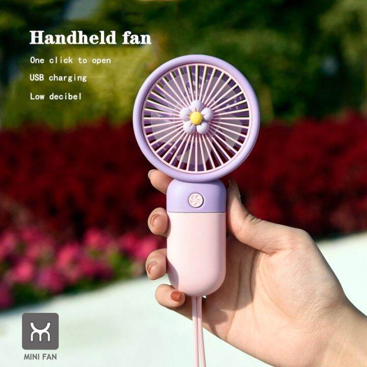 Fan Portable Hand held Table Mini Clip Fan USB Charge Battery Desk