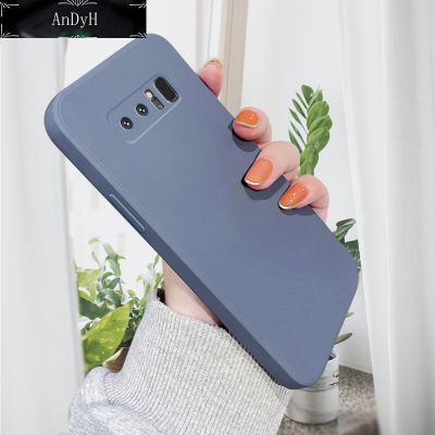 AnDyH Casing Case For Samsung Galaxy Note 8 Note8 Case Soft Silicone Full Cover Camera Protection Shockproof Cases