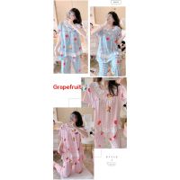 baju tidur womens pyjamas seluar tidur wanita piyama women set wear baju tidur plus size 睡衣女夏 cute pajamas yellow dressTH