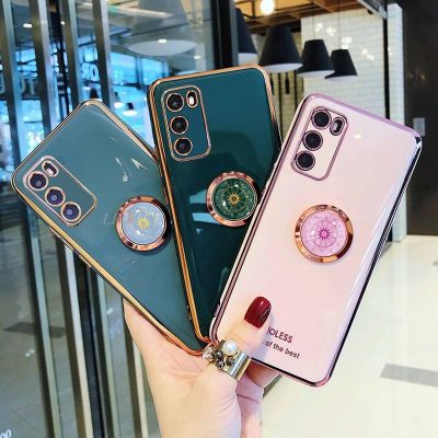 3D Luxury Plating Ring Phone Holder Silicone Phone Case For Xiaomi Mi 9 8 10 11 Lite Pro SE A3 Note10 Pro Lite Mi 10T Back Cover
