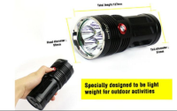 ไฟฉาย SKYRAY  4 ตา SKYRAY 4 x Cree XM-L2-t6 LED 6800Lm พร้อมที่ชาร์จถ่านและถ่านชาร์จ (1389)