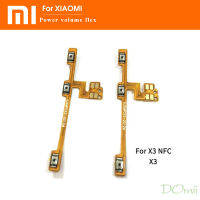 สำหรับ Xiaomi Poco X3 / X3 Nfc/ X3 Pro/ X3 GT ปุ่มปรับระดับเสียง F LEX เคเบิ้ลด้านข้างที่สำคัญสวิทช์เปิดปิดปุ่มควบคุมอะไหล่ซ่อม