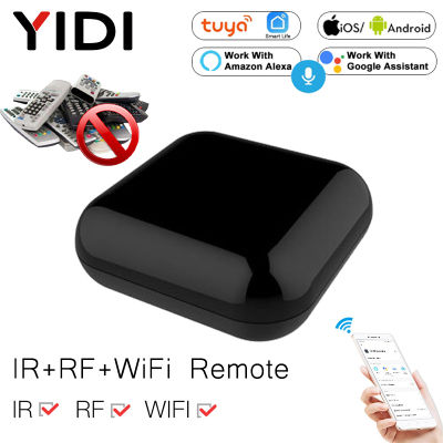 WiFi RF IR Universal Smart Remote Controller สำหรับทีวี Air Conditoner Tuya Smart Life App Voice Remote Control, Alexa Home
