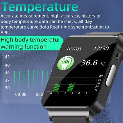 ECG PPG สมาร์ทวอท์ชผู้ชายเลเซอร์น้ำตาลในเลือดการรักษาความดันโลหิตสูงนาฬิการ่างกาย Smartwatch 20 +