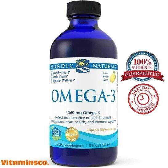 Nordic Naturals Omega3 Liquid, 1560 Mg, 8 oz Lazada PH