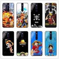 สำหรับ OPPO F11/A9 2019/AX9/F11 Pro OnePiece Luffy กระจกเทมเปอร์ Hard เคสโทรศัพท์เคสโทรศัพท์ DIY ของขวัญ (ยอมรับปรับแต่ง)