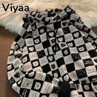 Viyaa เสื้อฮู้ด เสื้อแขนยาวอบอุ่น หลวมและสบาย ทันสมัย คลาสสิค ทันสมัย สบายๆ DT220510 41Z231012