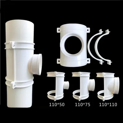 ♣ 1PCS PVC Open Tee Pipe Joint Tube Reducing Tee Connector for Home Garden Irrigation Aquarium Fish Tank Watering Adapter Fittings