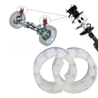 【CW】 2pcs Car Suspension Shock Absorber Transparent Buffers Cushioning Principle Automobile Accessories Adjustable