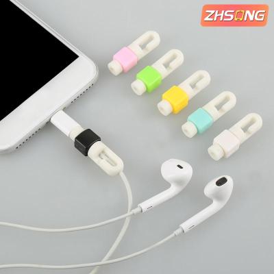 ZHSONG USB Cable Protector Earphone Wire Cord Protection Cover Data Charger Line Protective Sleeve For Apple IPhone 11 12 XR XS Cables Converters