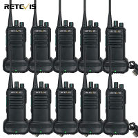 Retevis RB629วิทยุติดรถยนต์ PMR446 "2ทิศทางฟรีวิทยุสองทิศทางที่ขรุขระพร้อมโคลนไร้สายระบบเตือนภัยฉุกเฉินระบบชาร์จไฟได้วิทยุติดรถยนต์สำหรับงานก่อสร้างซึ่งสามารถจัดส่งได้ (10ชิ้นสีดำ)