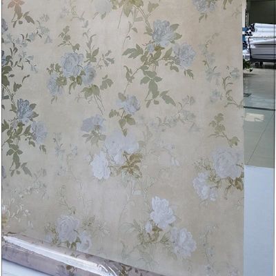 100cm Length Static Cling Window Film Peony Privacy Protection Sun-Proof Water-Proof Decorative Reusable Removable Glass Foil