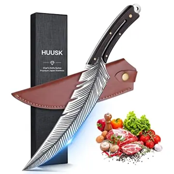 Huusk Japan Knife 8-inch Chef Knife Professional Hand Forged